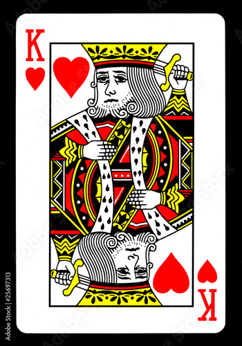 King of Hearts Playing Card photo