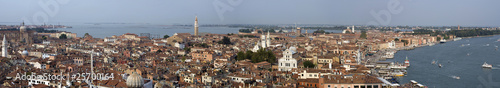 Panorama of venice Italy