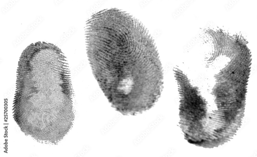 Naklejka premium Fingerprints
