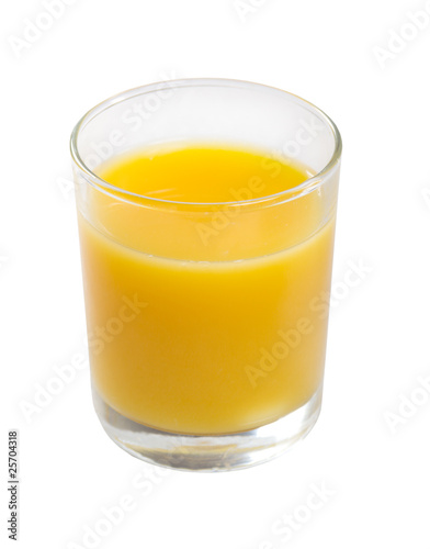 fresh orange juice isolated