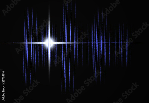 Graphic of a digital sound on black bottom photo