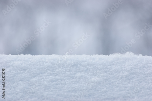 Soft Snow Texture Background, Closeup © Brilt