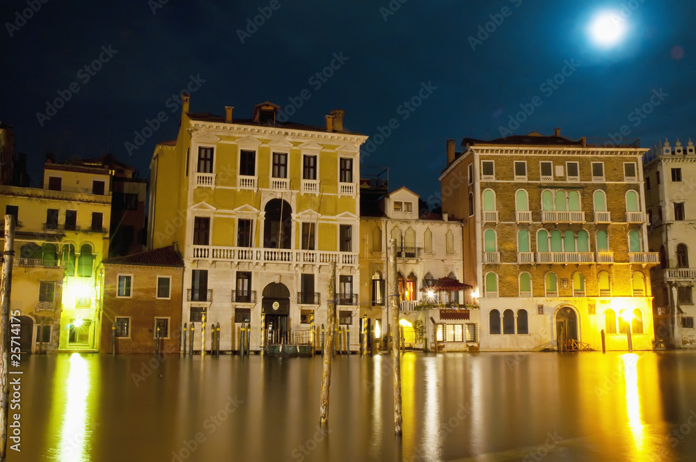 Canal Grande general view located at Venice, Italy