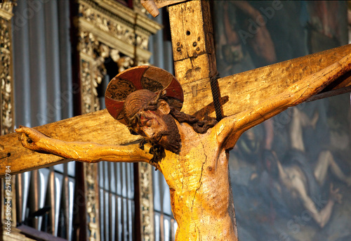 Jesus on cross Fototapet