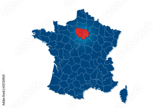 région ile de France, France