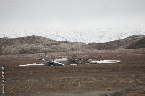 Junkers JU-88 airplane wreck, II World War (Spitsbergen, Arctic)