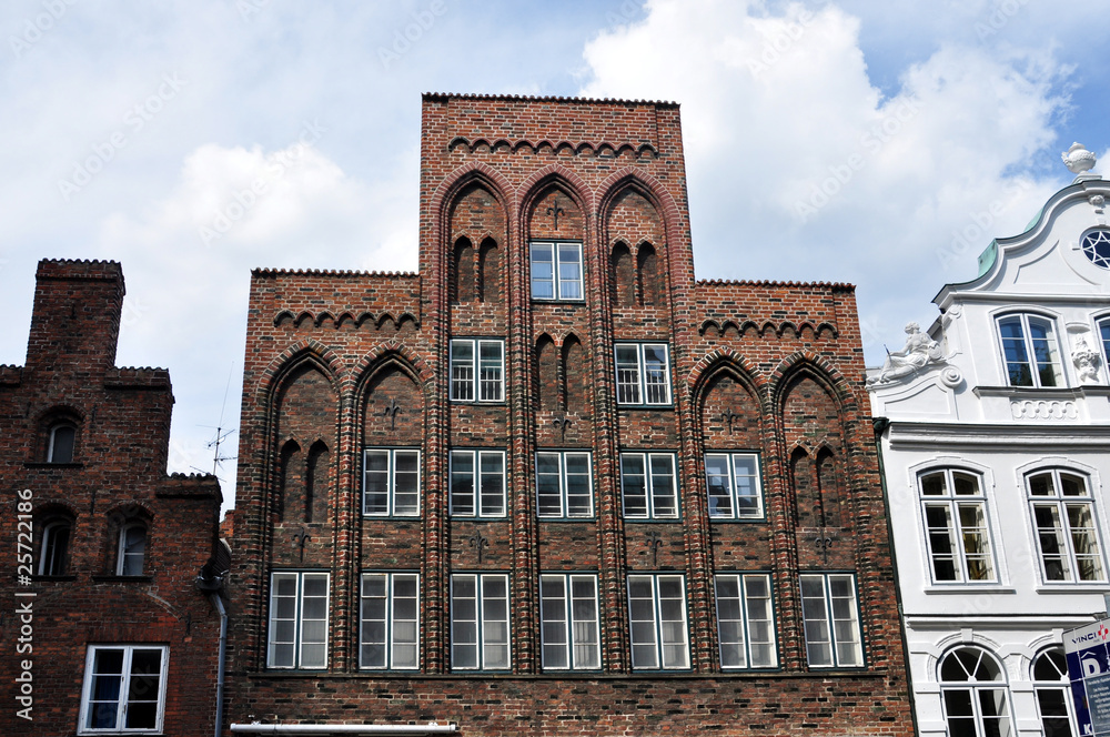 maison à pignon à Lübeck