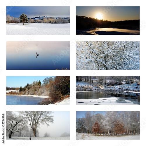 winter collage