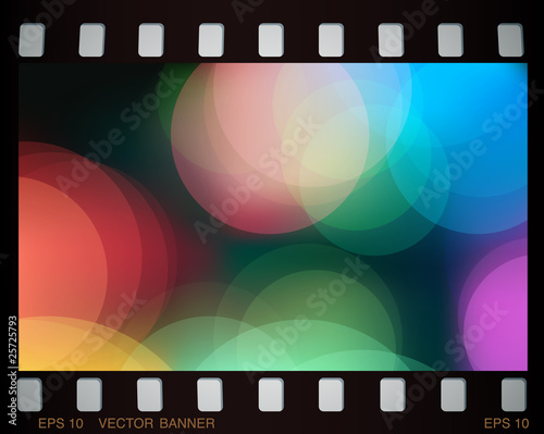 city lights, vector illustration