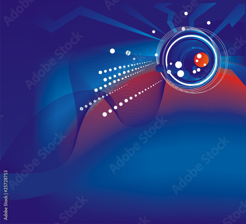 Abstract background in a techno-style
