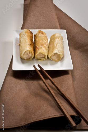 Rollitos de primavera. Comida china. photo