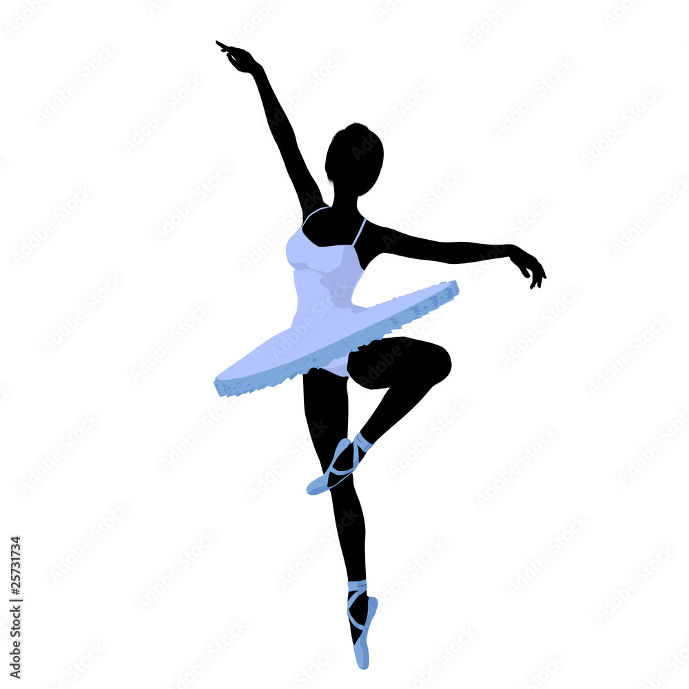 Ballerina Illustration Silhouette