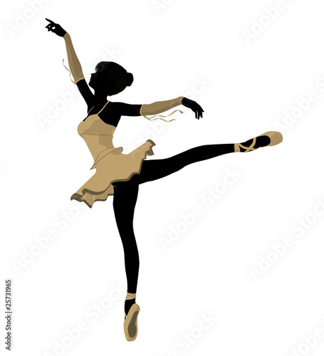 Ballerina Illustration Silhouette
