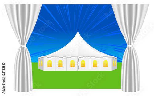 large white tent for events
