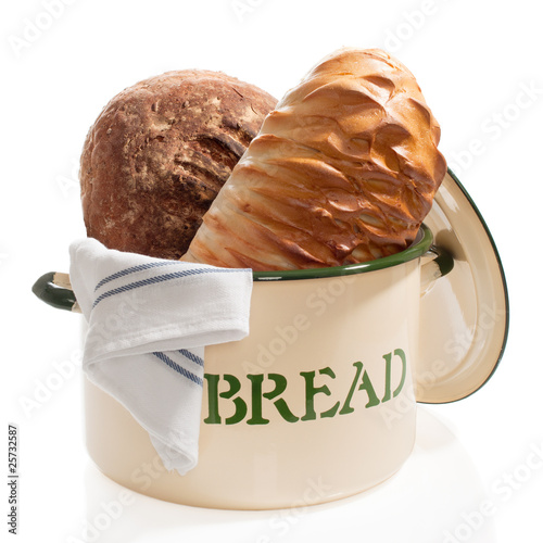 Bread Bin with Loaves photo