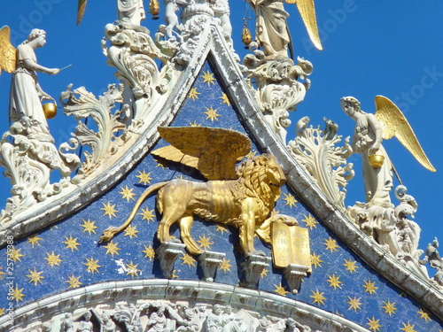Photographie goldener Löwe von San Marco