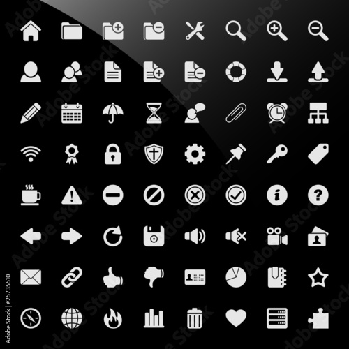 CMS Content Management System Web Icons