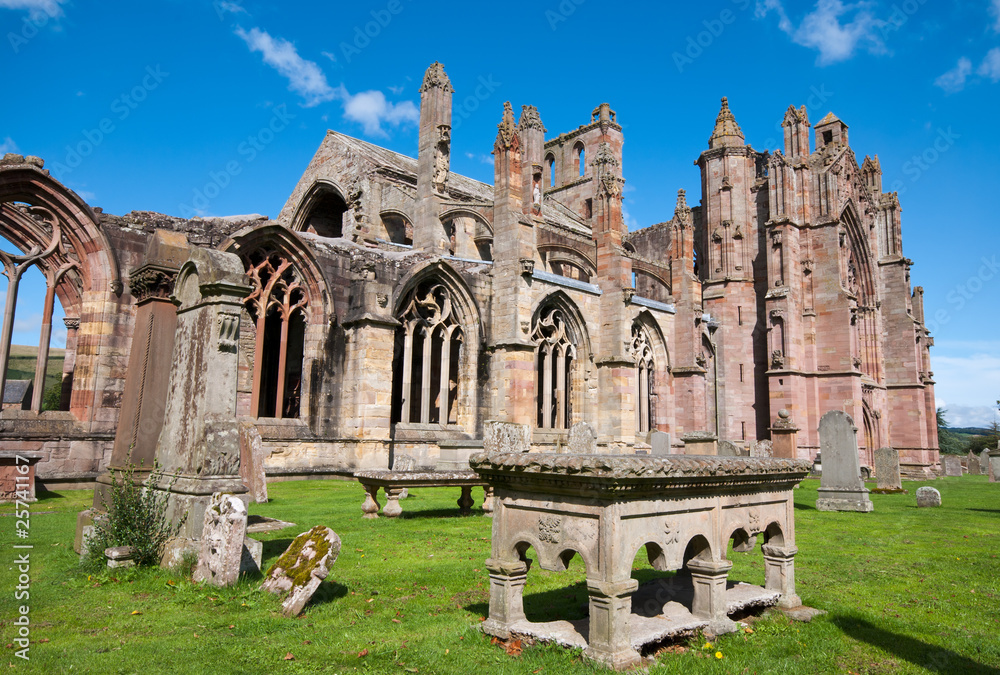 Fototapeta premium Melrose Abbey