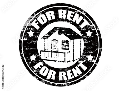 For rent  stamp