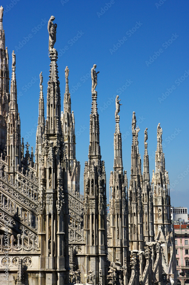 architecture de la cathédrale de Milan