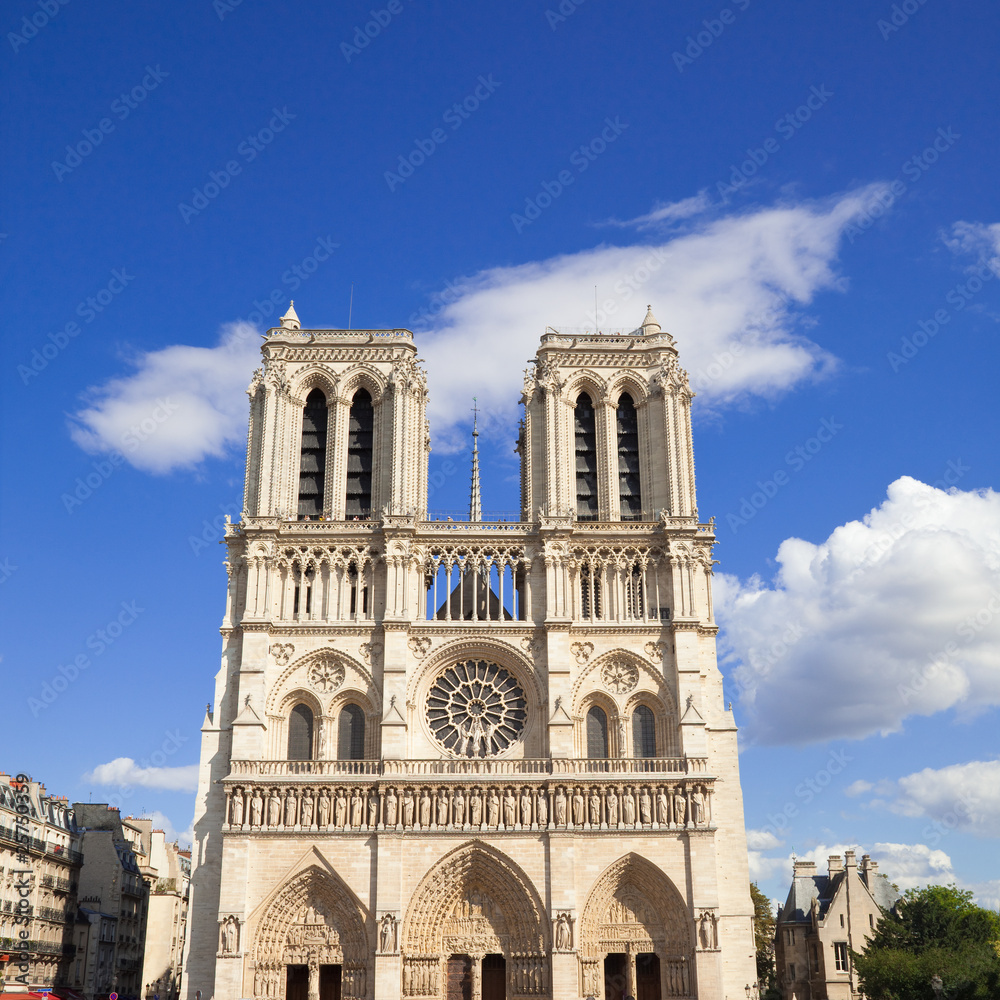 Notre Dame of Paris: West (main) facade Notre Dame of Paris: West (main) facade