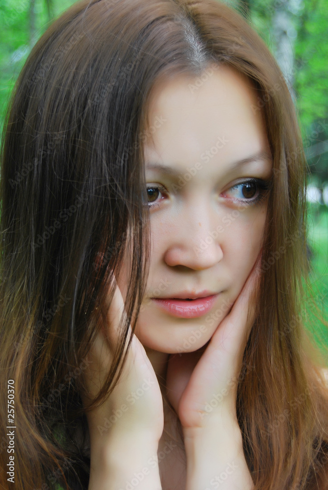 Looking girl Looking girl