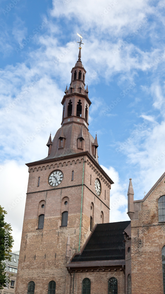 The Domkirken church in central Oslo