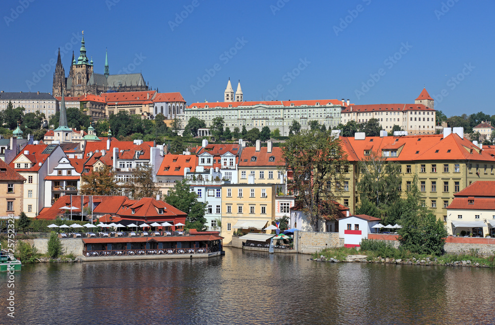 Beautiful cityscape of old Prague, Czech Republic.
