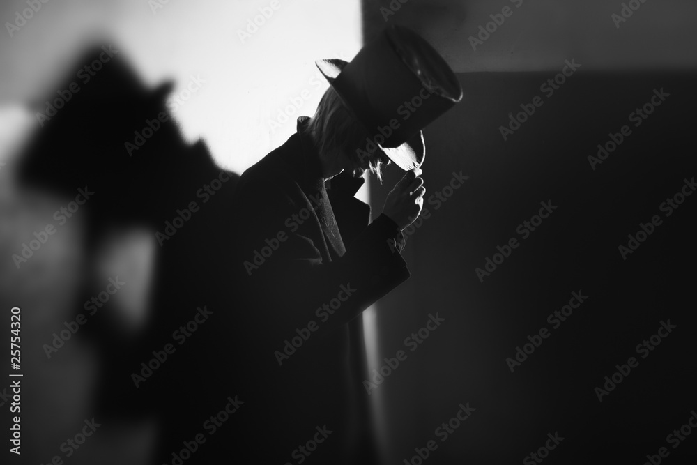 Naklejka premium Black man