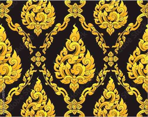 thai design pattern background