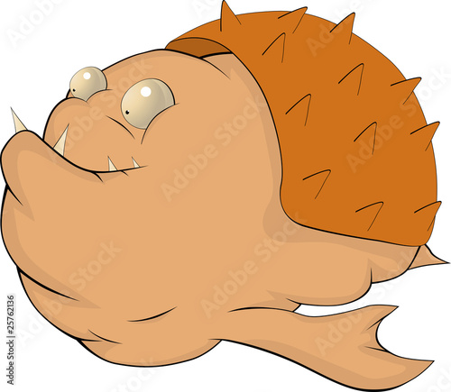 Fish a hedgehog