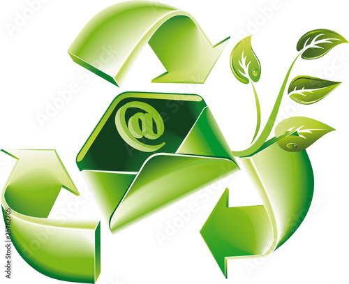 logo email écologique