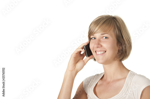 Woman with mobile phone