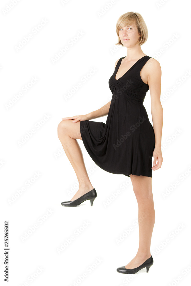 Woman holding up her feet on something Woman holding up her feet on something