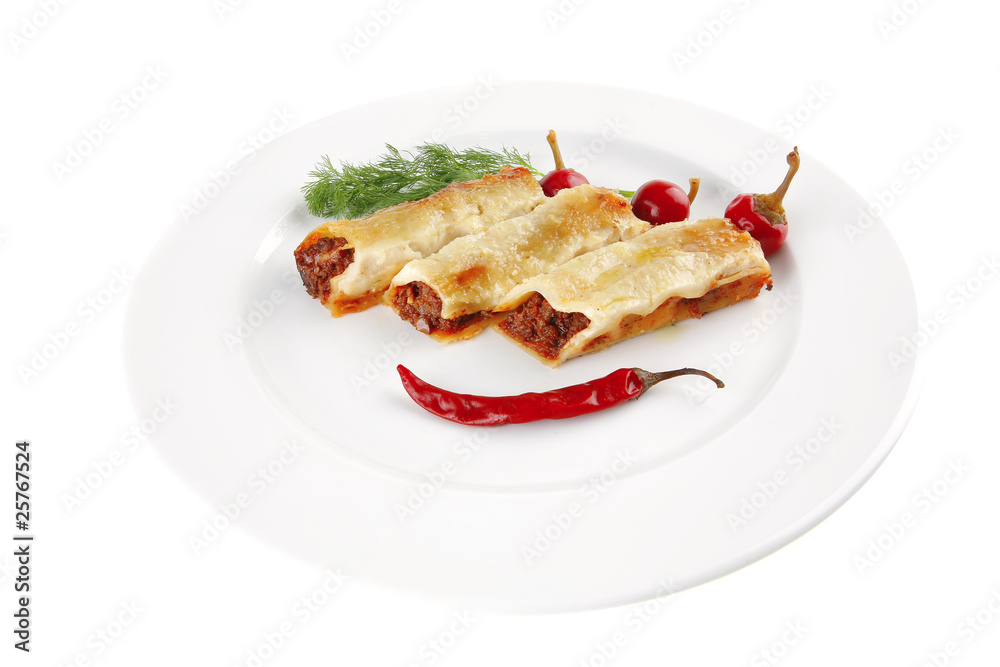 italian cannelloni and peppers italian cannelloni and peppers