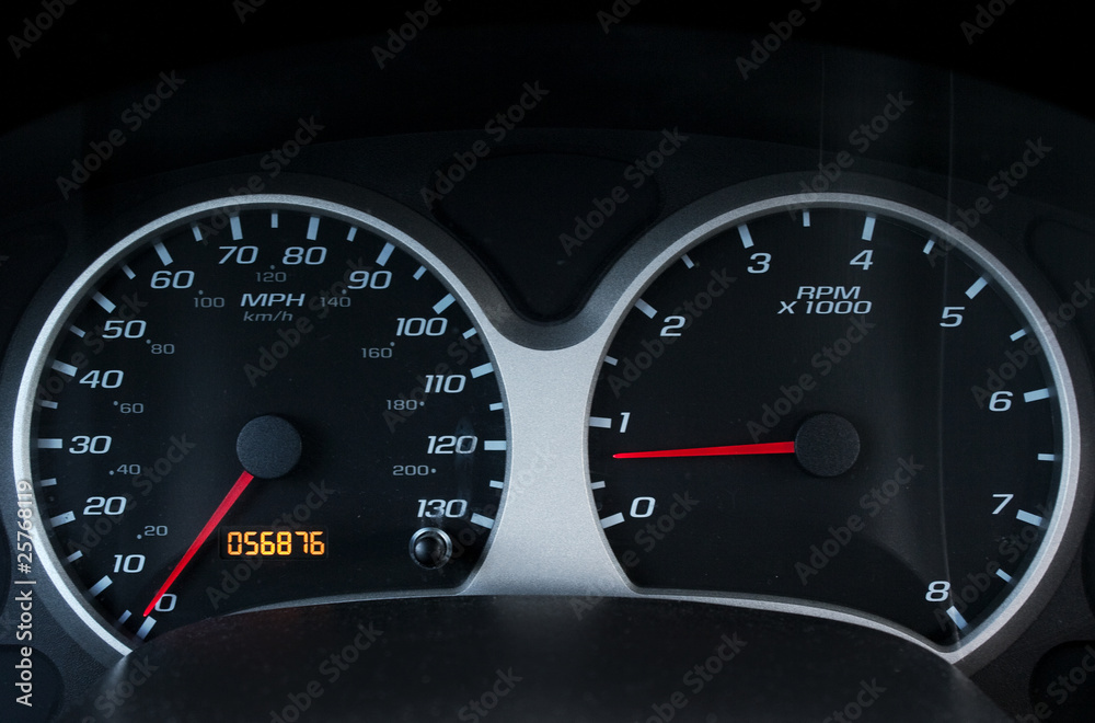 Fototapeta premium Car Speedometer