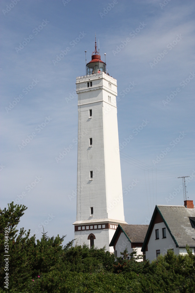 Leuchtturm von Blavand in Dänemark