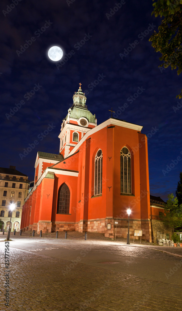 Sankt Jakobs kyrka church in stockholm