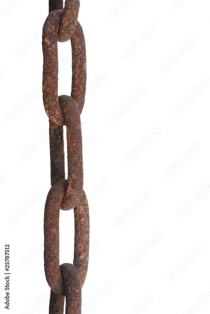 Obraz premium Large rusty chain.