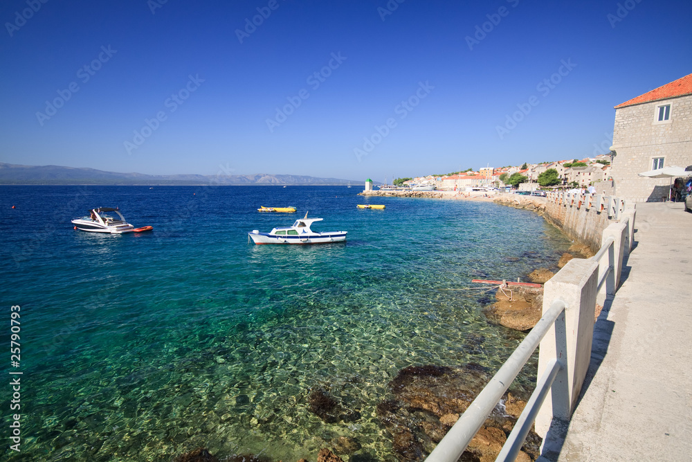 Obraz premium Bol, isola di Brac (Croazia)