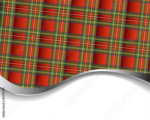 Background with red tartan