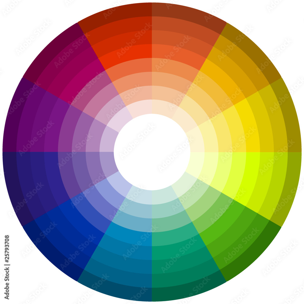 Fototapeta premium kolory na kole kolorów