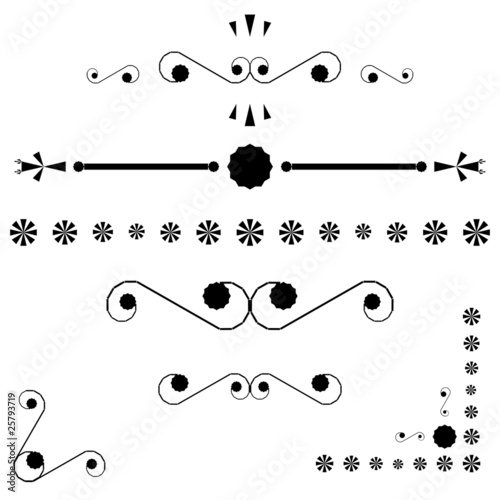 corners and page end ornaments