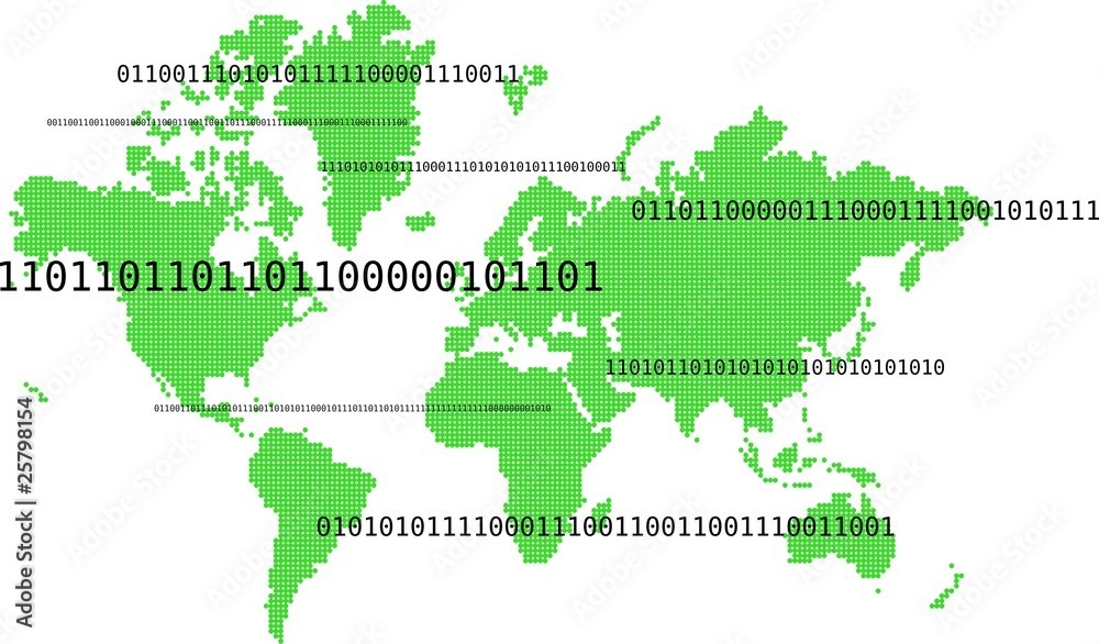 Fototapeta premium Image of World map