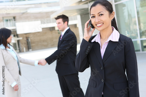 Asian Woman on Phone