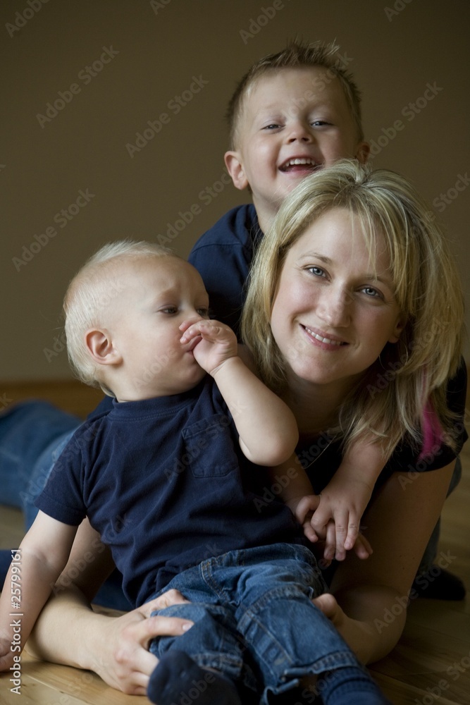 Mother And Two Sons Mother And Two Sons