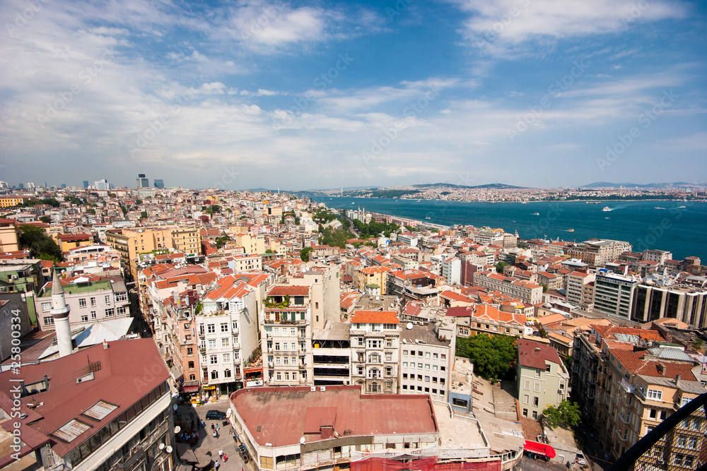 Panorama über Istanbul, Türkei