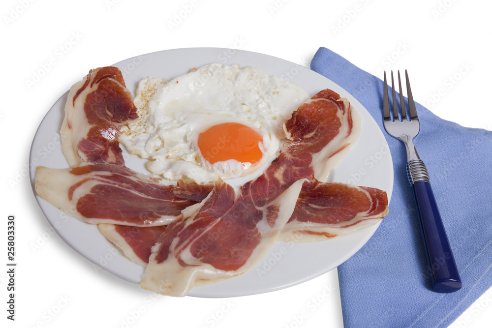 huevo frito con jamón huevo frito con jamón