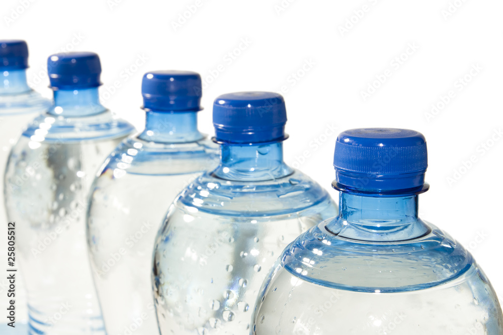 Row of Bottled Water Row of Bottled Water