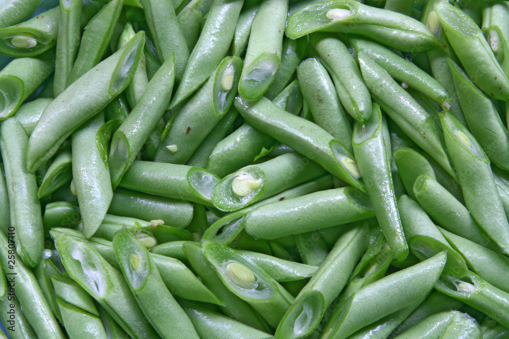 Chopping of Asparagus beans Pattern using as Background Chopping of Asparagus beans Pattern using as Background